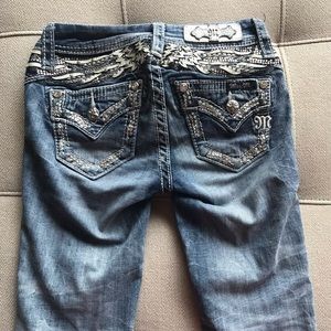 Miss Me skinny jeans youth girls size 7